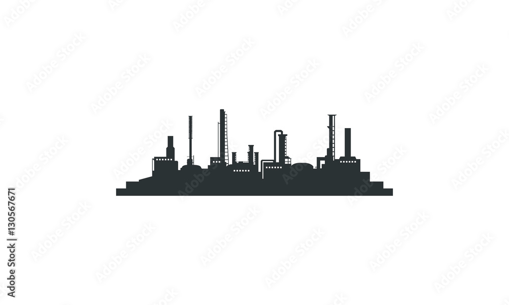Obraz premium industry building 3 vector
