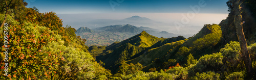 Beautiful mountains in Java