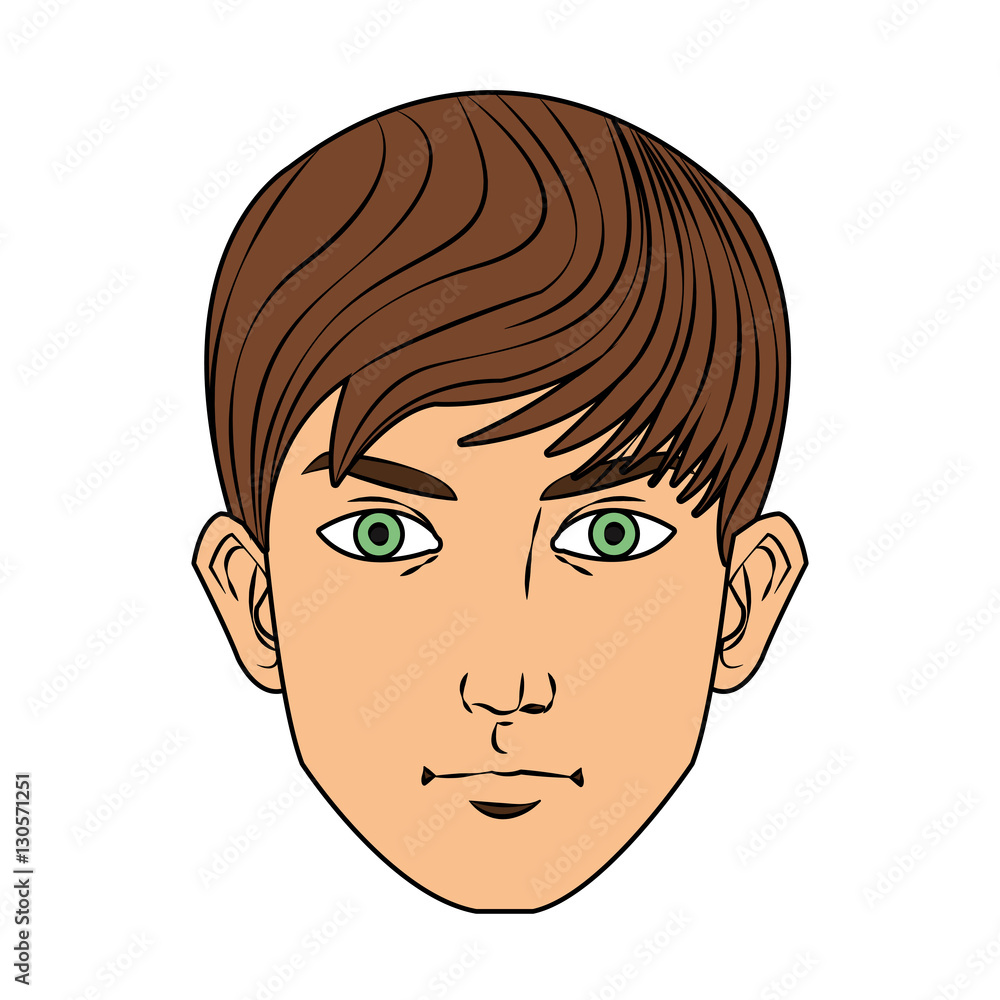 Man cartoon icon. Male avatar person people and human theme. Isolated design. Vector illustration Man cartoon icon. Male avatar person people and human theme. Isolated design. Vector illustration