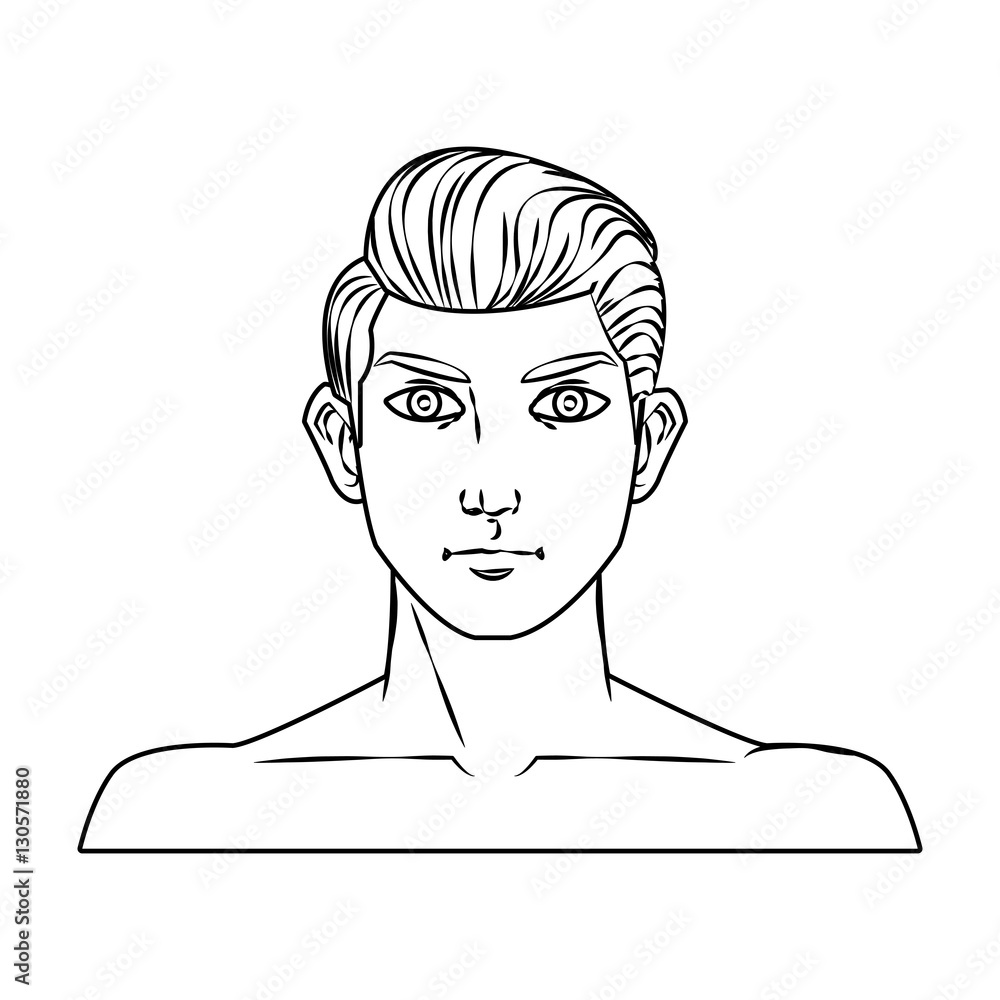 Man cartoon icon. Male avatar person people and human theme. Isolated design. Vector illustration Man cartoon icon. Male avatar person people and human theme. Isolated design. Vector illustration