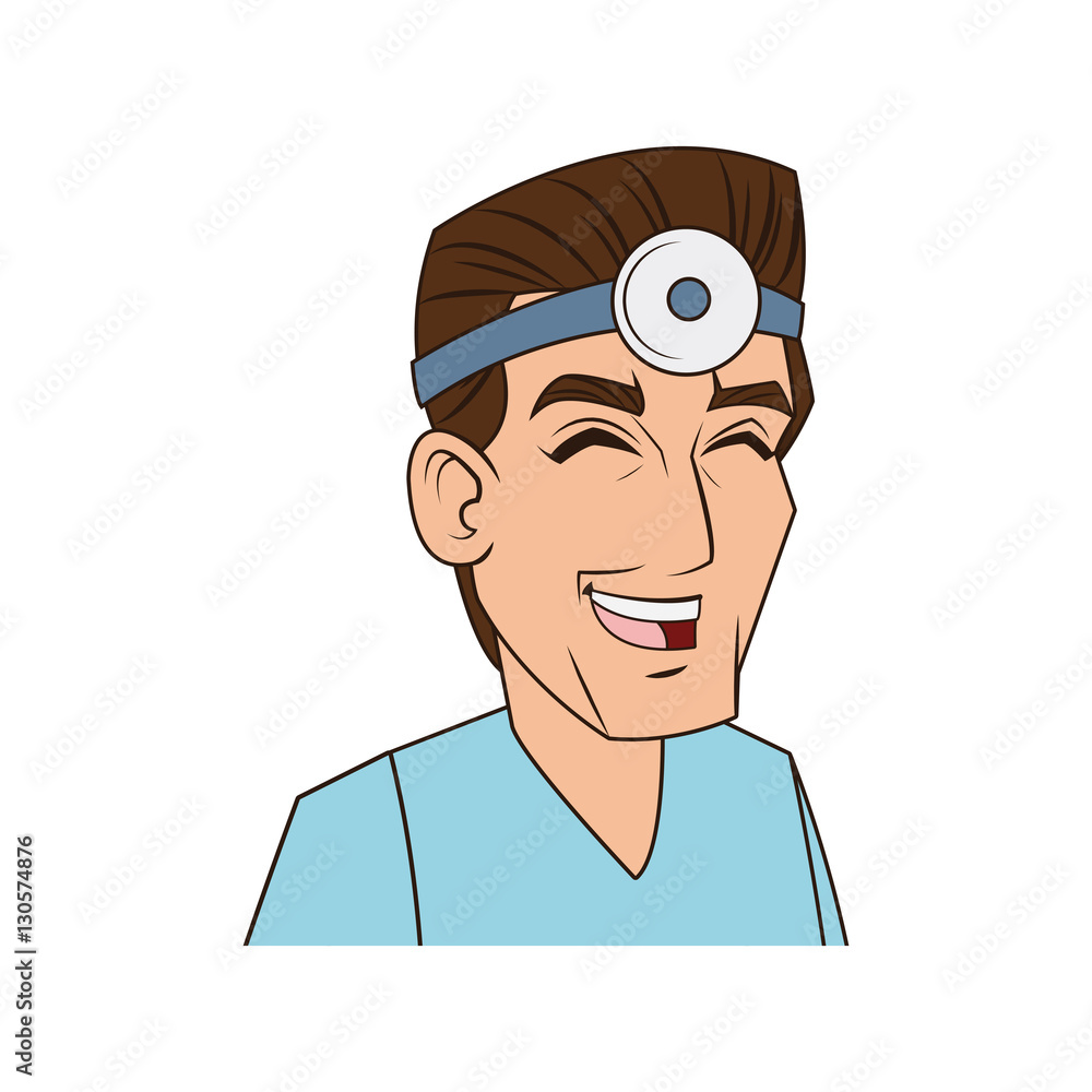 Doctor cartoon icon. Medical health care hospital and emergency theme. Isolated design. Vector illustration Doctor cartoon icon. Medical health care hospital and emergency theme. Isolated design. Vector illustration