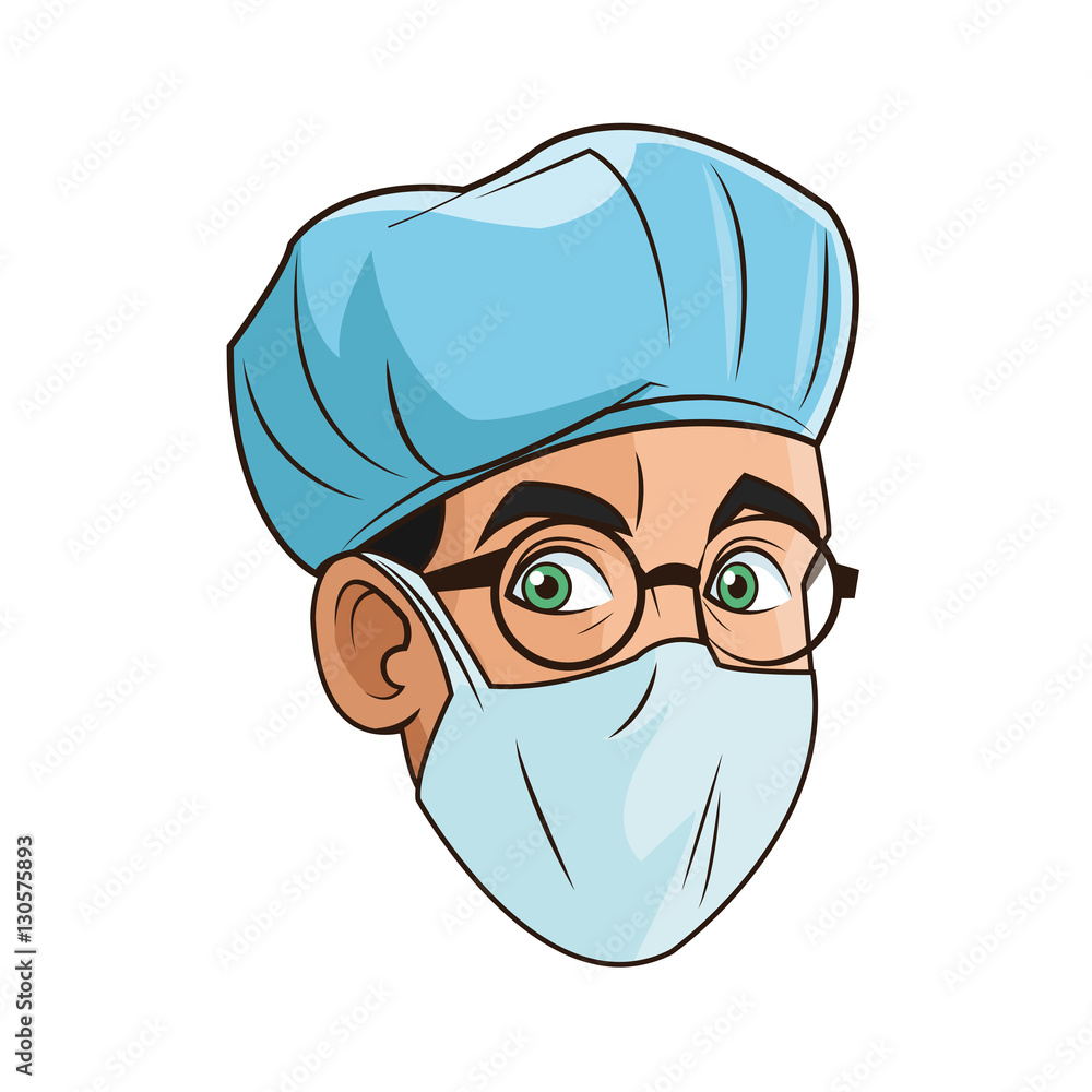 Doctor cartoon icon. Medical health care hospital and emergency theme. Isolated design. Vector illustration Doctor cartoon icon. Medical health care hospital and emergency theme. Isolated design. Vector illustration