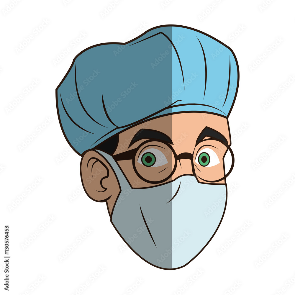 Doctor cartoon icon. Medical health care hospital and emergency theme. Isolated design. Vector illustration Doctor cartoon icon. Medical health care hospital and emergency theme. Isolated design. Vector illustration