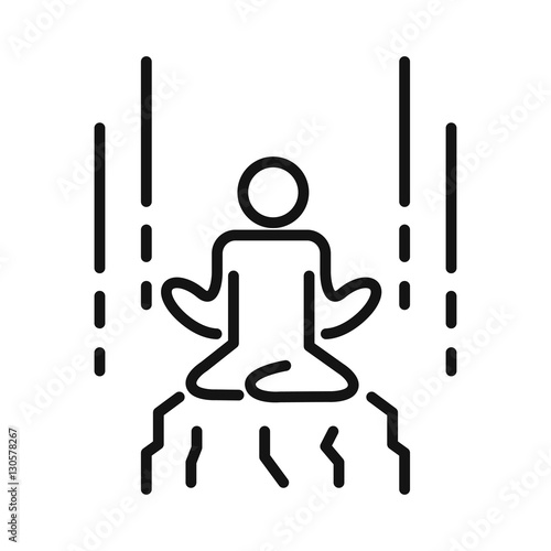  meditation training illustration design