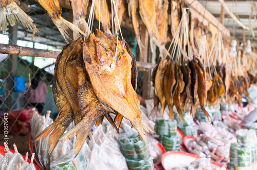 Dried fish at the Market