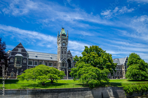 The University of Otago Registry Building, also known as the Clocktower Building