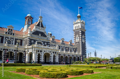 Dunedin Railway Station, New Zealand photo