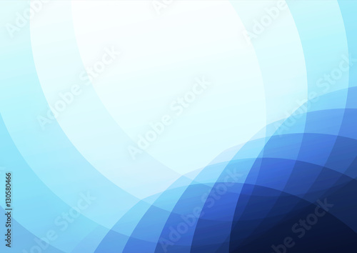 Abstract blue background. Sound wave concept.