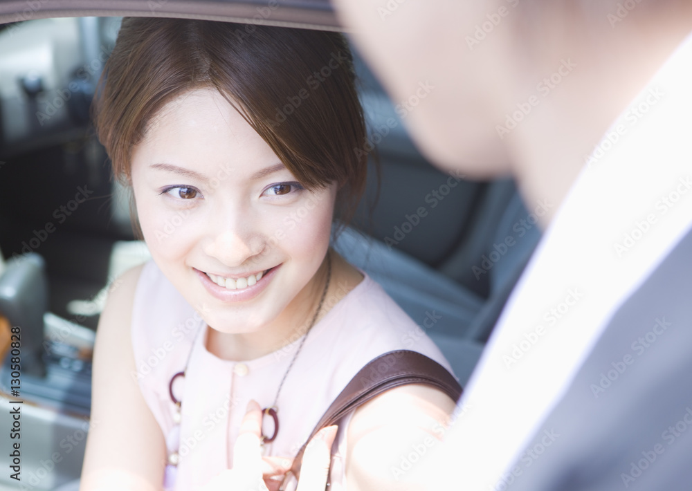 Smiling young woman Smiling young woman
