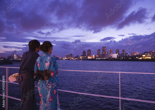 Couple in yukatas
