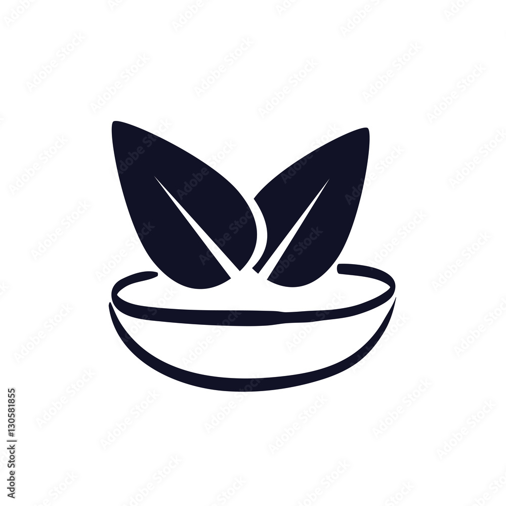 Isolated natural leaves icon vector illustration graphic design