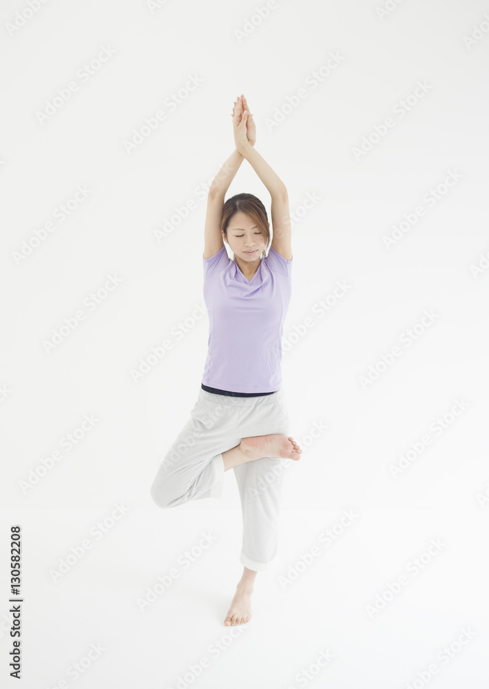 Young woman doing yoga Young woman doing yoga