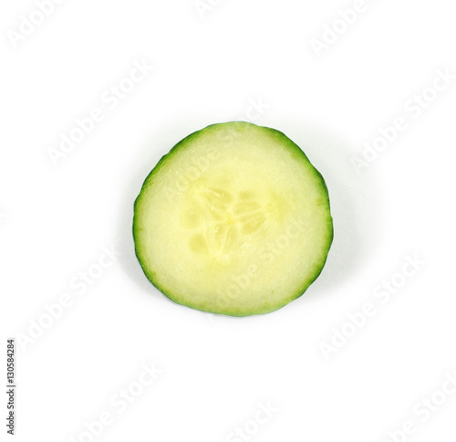 One individual cucumber slice