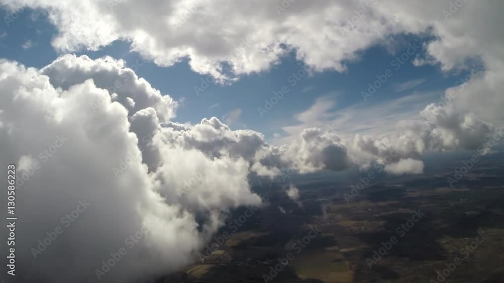 Flying through the clouds Flying through the clouds