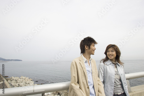 Young couple staring at each other © imagenavi