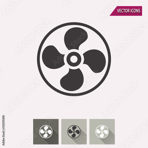 Fan - vector icon.