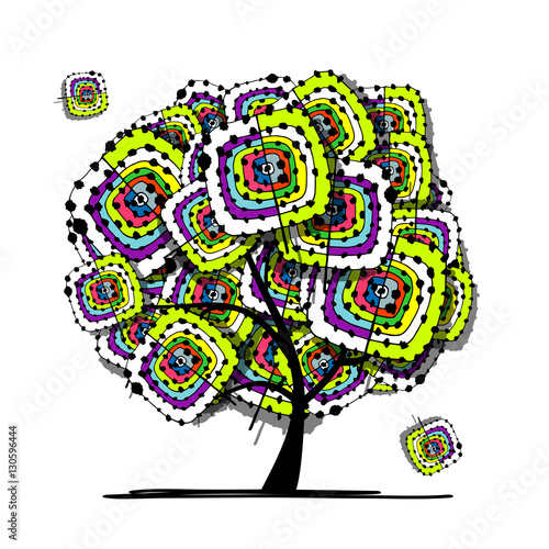 Abstract tree, ethnic ornament for your design