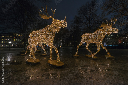 Group of Christmas moose ma...