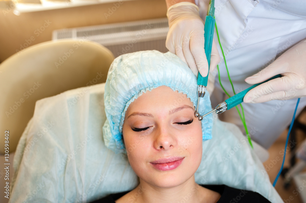Naklejka premium Cosmetology, skin care.