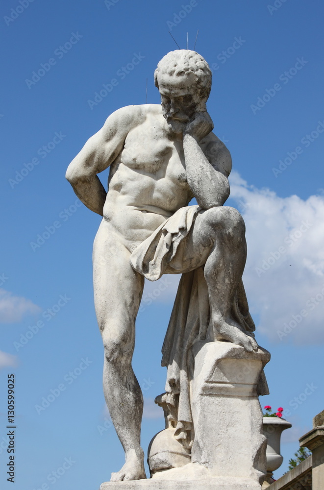 Statue in Luxembourg garden. Paris, France Statue in Luxembourg garden. Paris, France