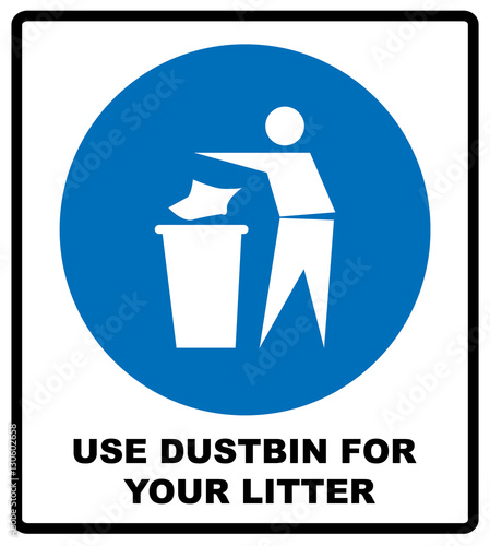 Trash bin icon great for any use. Vector EPS10.