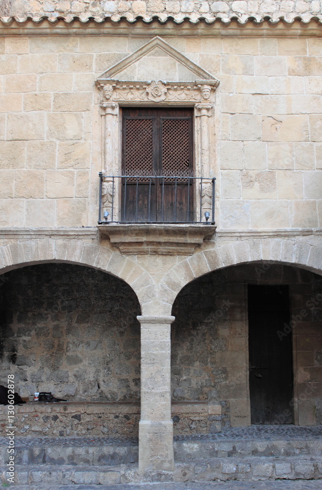 Armoury Court in Ibiza town, Spain Armoury Court in Ibiza town, Spain