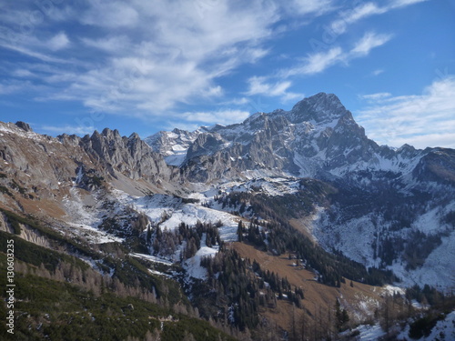 Wallpaper Mural early winter trekking in beautiful salzkammergut Torontodigital.ca