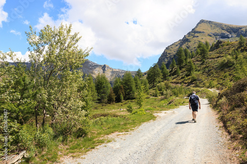 sentiero per i laghi Palasinaz - valle d'Aosta