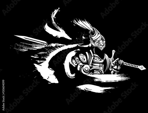 the Ghost of a knight in armor