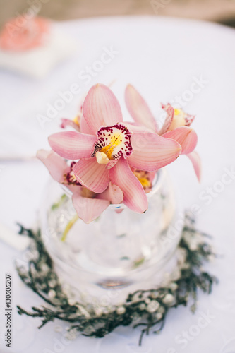 wedding bouquet and flower decoration
