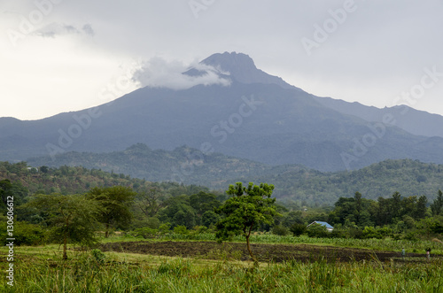 Mont Meru, parc national d'Arusha,  Tanzanie photo