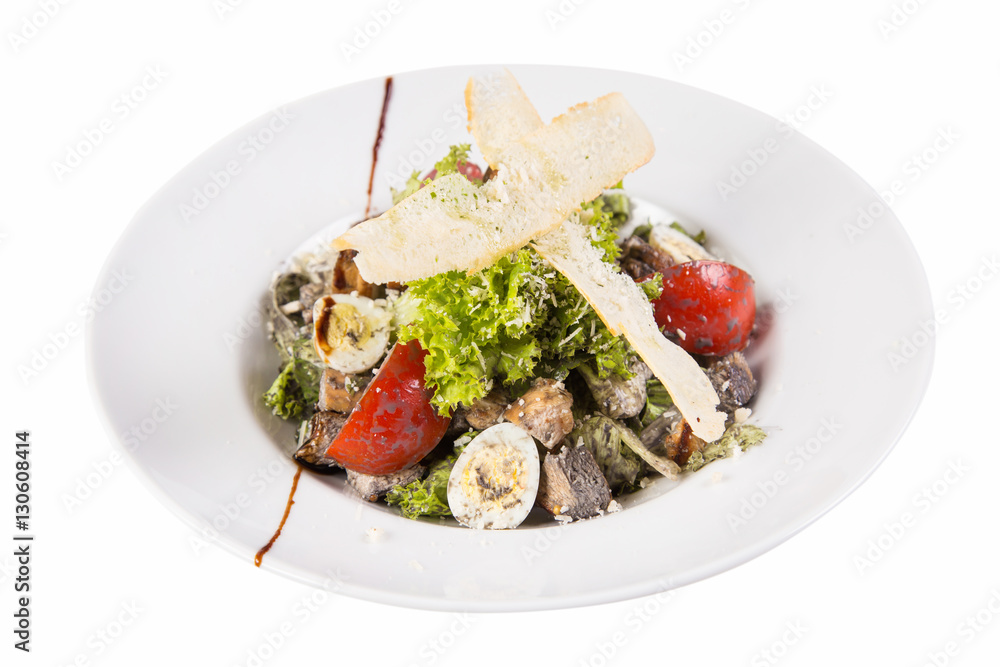 salat with turkey fillet salat with turkey fillet