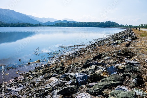 Wallpaper Mural Reserved water at Mae On irrigation dam Torontodigital.ca