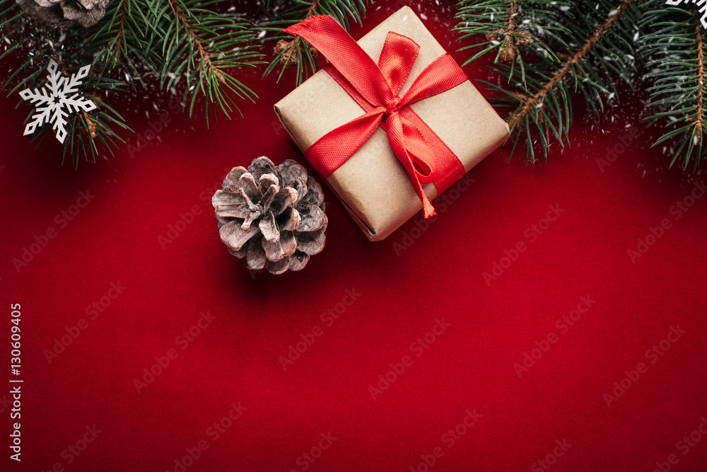 Christmas background with xmas tree and sparkle bokeh lights on wooden canvas background. Merry christmas card. Winter holiday theme. Happy New Year. Space for text. Happy Holidays Christmas background with xmas tree and sparkle bokeh lights on wooden canvas background. Merry christmas card. Winter holiday theme. Happy New Year. Space for text. Happy Holidays
