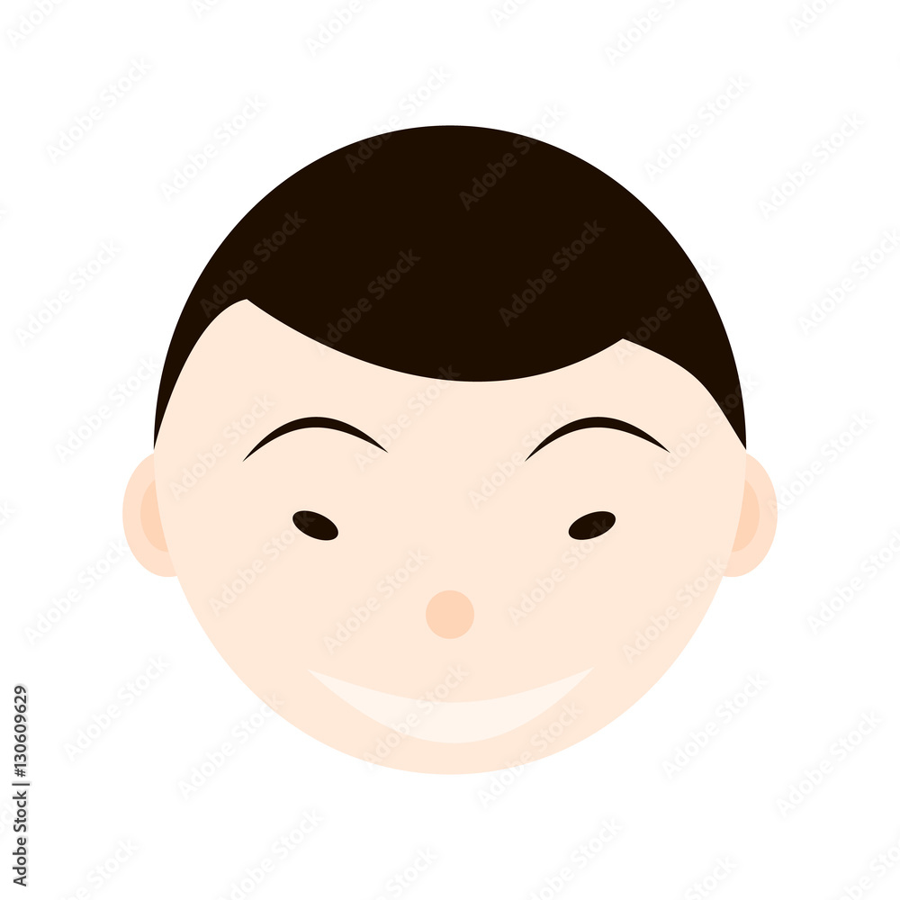 Cute child emotion, faces, kid icon avatar Cute child emotion, faces, kid icon avatar