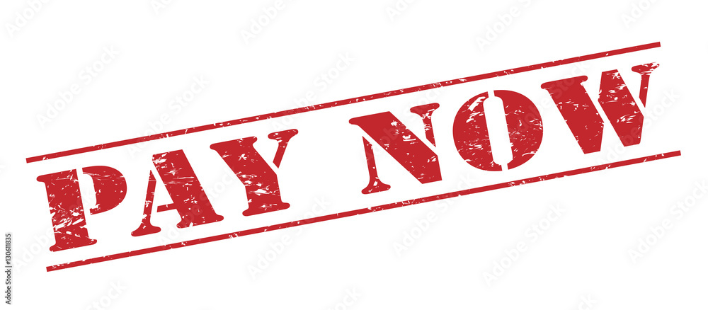 pay now red stamp on white background pay now red stamp on white background