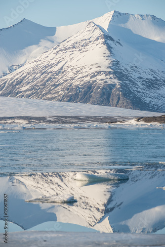 Glacier landscape in Iceland