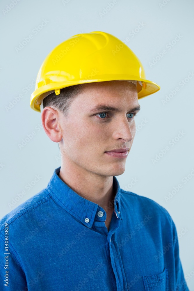 Close-up of confident engineer Close-up of confident engineer