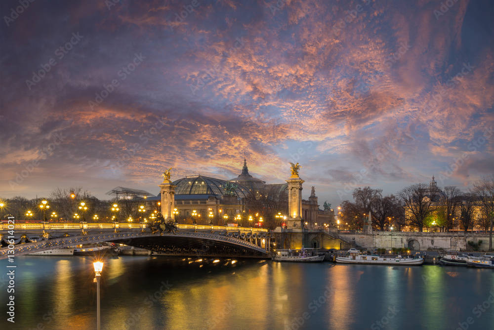 Bridge of the Alexandre III, Paris