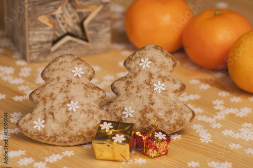 Sweet Gingerbread Christmas Trees