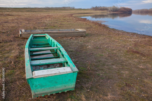 old wooden rowboats