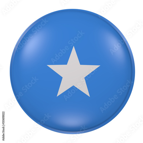 Somalia button on white background