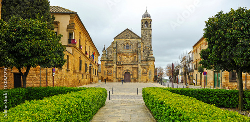 Úbeda, ciudad del Renacimiento Capilla del Salvador, España photo