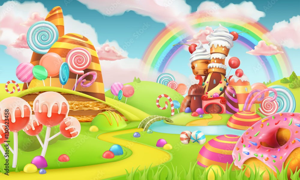 Sweet candy land chắc chắn sẽ khiến bạn say mê ngay từ lần đầu nhìn. Tận hưởng cảm giác trẻ trung, đáng yêu khi chơi game thiết kế hoàn toàn theo phong cách hoạt hình.