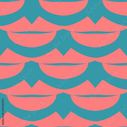 Wallpaper Mural Lips Seamless pattern. Vector illustration Torontodigital.ca