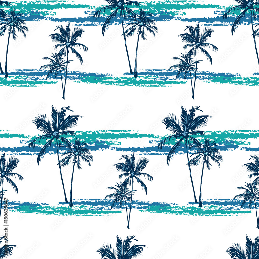 Fototapeta premium tropical palms pattern