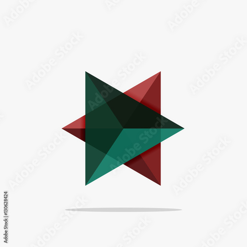 Free Download Blank triangle layout business template - GFXLoad