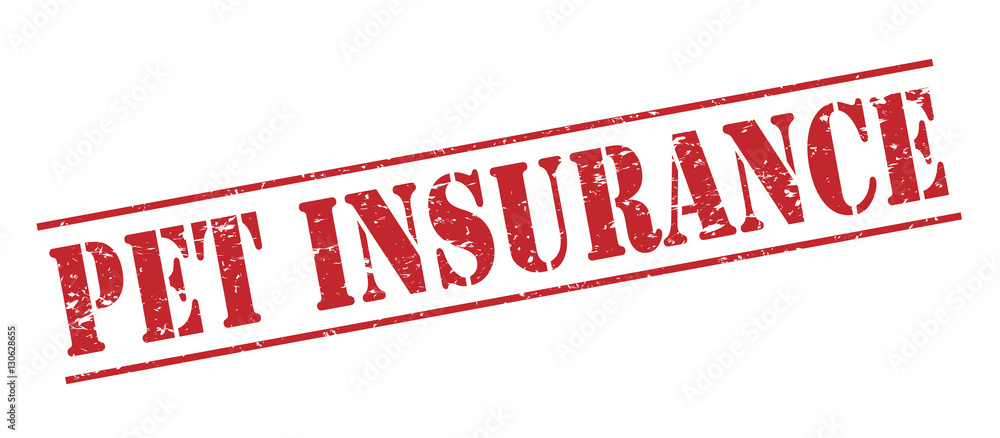 pet insurance red stamp on white background pet insurance red stamp on white background