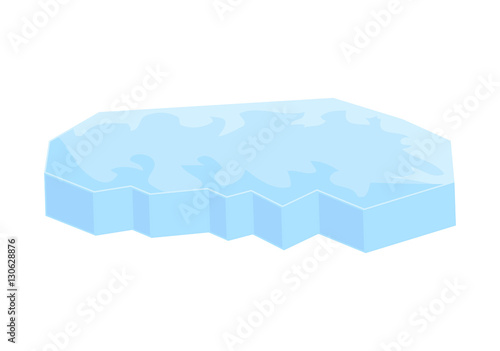 ice floe vector symbol icon design.