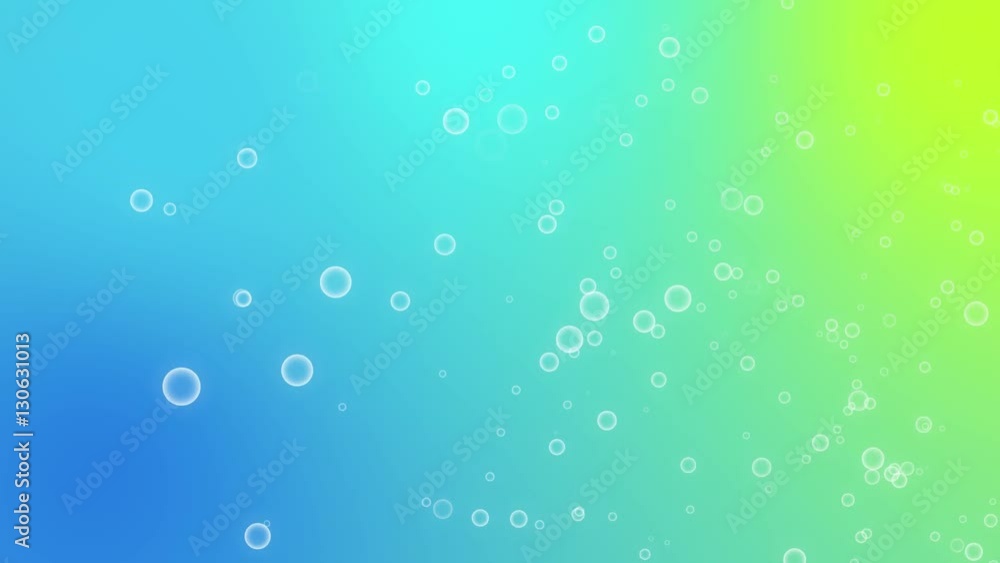Flickering Bubbles sparkling Particles random motion abstract background on colorful deep blue cyan and yellow gradient color seamless loop animation random motion. Flickering Bubbles sparkling Particles random motion abstract background on colorful deep blue cyan and yellow gradient color seamless loop animation random motion.